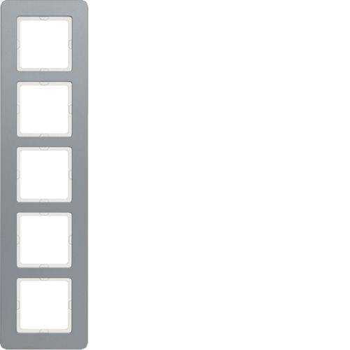 Berker 10156074 Rahmen 5fach, Q.7, Alu gestrahlt Mesch Shop Berker 10156074 Rahmen 5fach, Q.7, Alu gestrahlt Mesch Shop